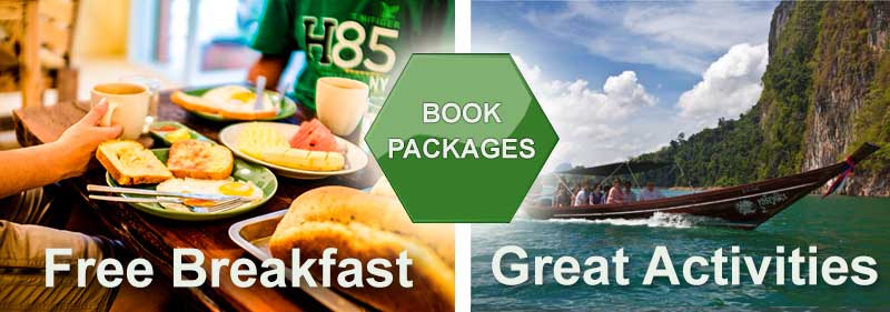 Free breakfast with Khao Sok Packagres